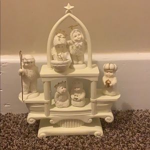 Snowbabies nativity story set of 7